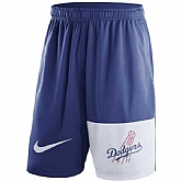 Men's Los Angeles Dodgers Nike Royal Cooperstown Collection Dry Fly Shorts FengYun,baseball caps,new era cap wholesale,wholesale hats